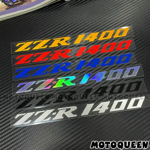 Für Kawasaki ZZR 1400 600 ZZR 1400 Motorrad Körper Shell Räder Verkleidung Label Helm Kraftstoff Tank Pad Reflektierende Aufkleber Aufkleber