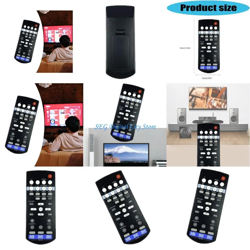 U75B استبدال جهاز التحكم عن بعد لـ FSR86 ZP80780 SRT-1500 YSP-1600 مكبرات الصوت المحيطي مكبرات الصوت لا حاجة للبرمجة #1