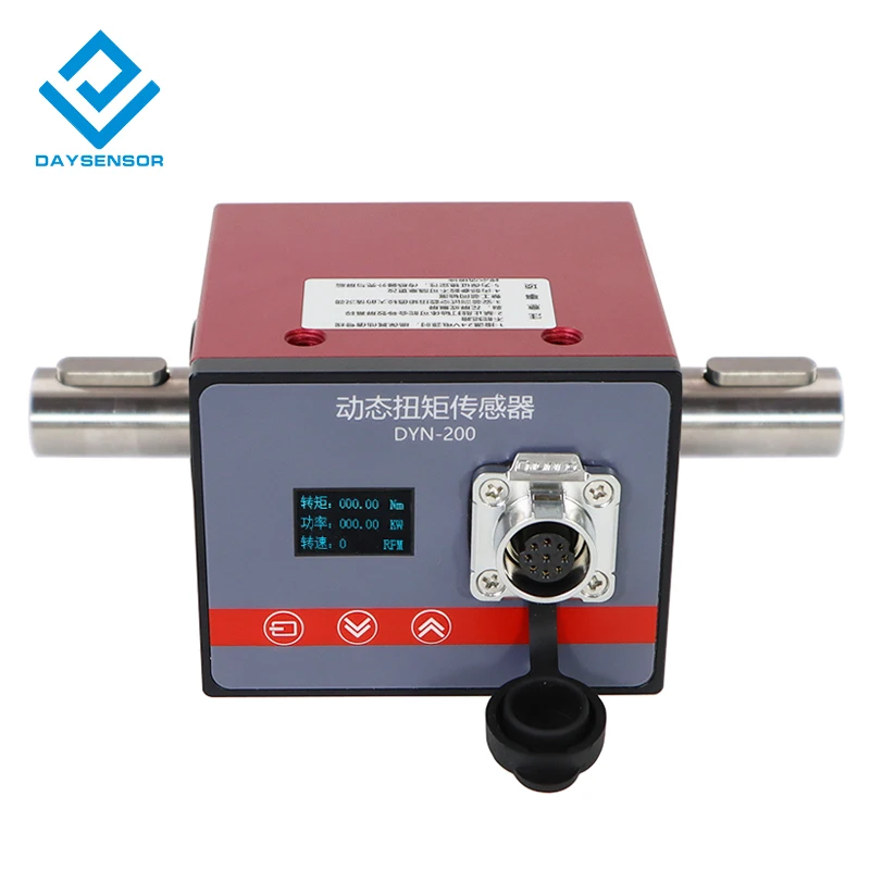 Rotary Torque Sensor Motor Speed Power Measuring Instrument Transducer Build-in OLED Display Force Dynamic Torsion Test