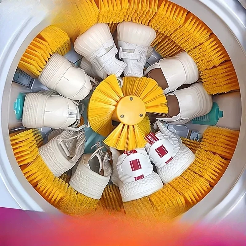 Shoe washing machine Full wall brush Small shoe brushing machine Elution integrated automatic