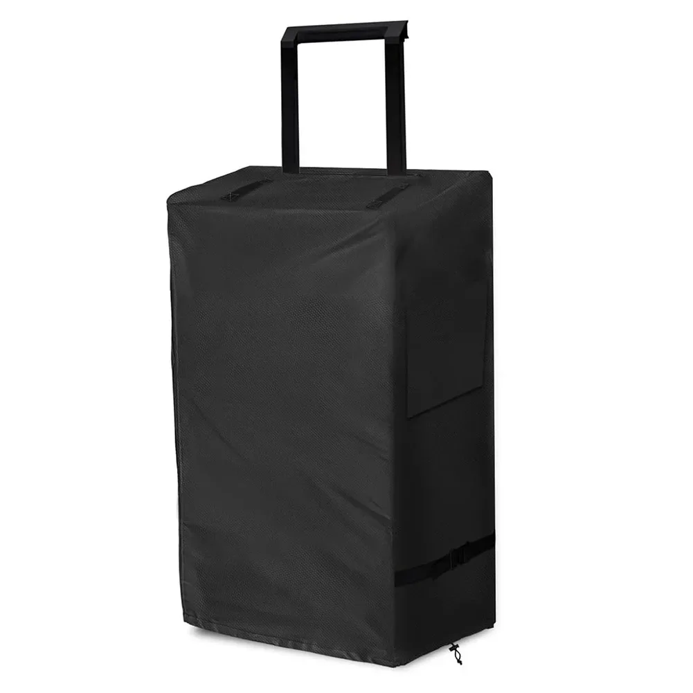 Rolling Tool Box Cover for Stackable Tool Box System with Wheels Black Waterproof Dust Resistant Oxford Fabric
