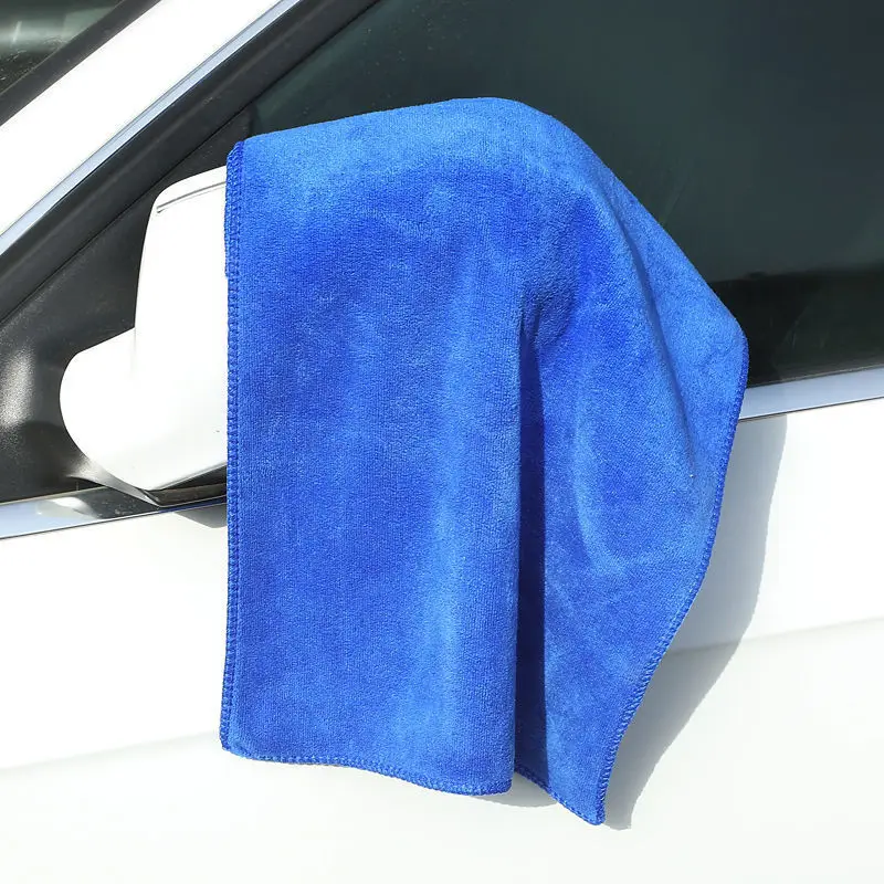 New Thickened Car Wash Towel Microfiber Does Not Drop Hair  Scrub Absorbent Wipe Towel Home Glass Cleaning Cloth