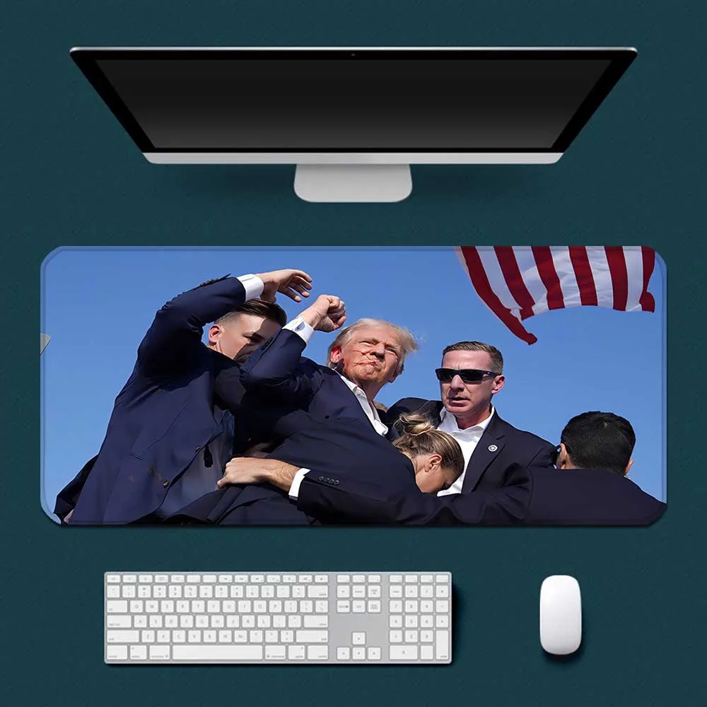 

Donald T-Trump 2024 Ace Mousepad HD Printing Computer Gamers Locking Edge Non-slip Mouse Pad XXL90x40cm Keyboard PC Desk Pad