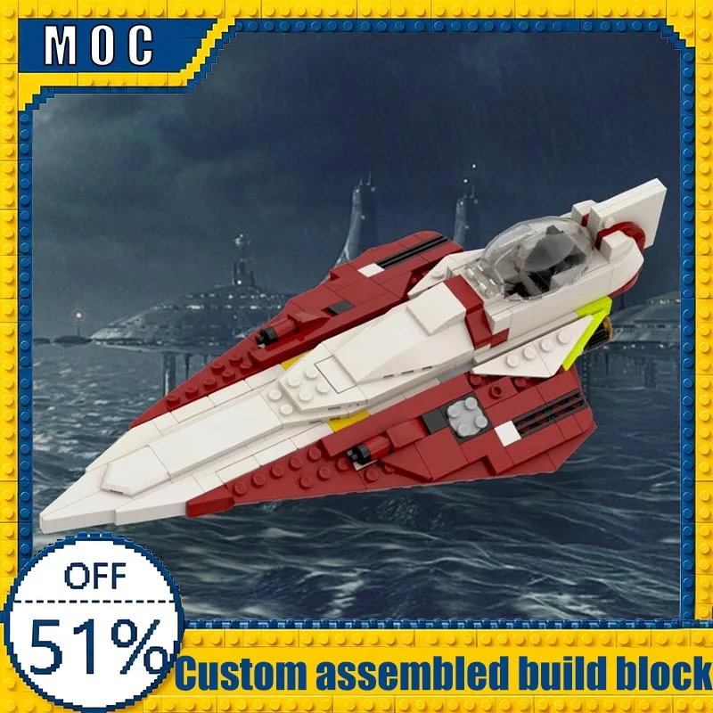 

NEW 315PCS Creative Wan's 7 Starfighter Model Custom Building Blocks Puzzle DIY Assembly Educational Toy For Boys Birthday Gifts