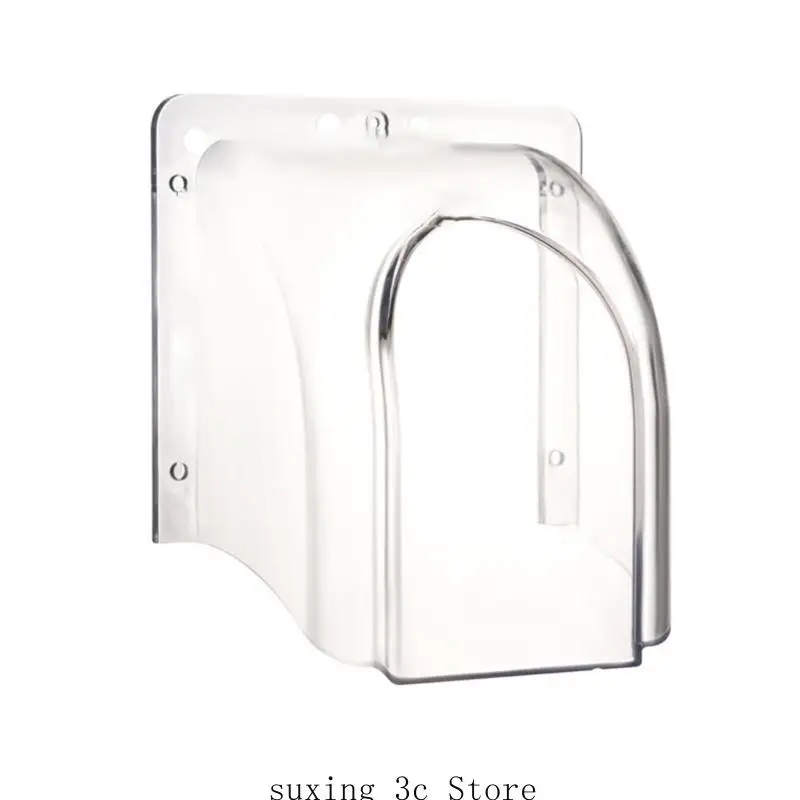 Rainproof Shell Protector for 86 Doorbell Universal Transparent Keypad Cover Outdoor Waterproof Dustproof Shell