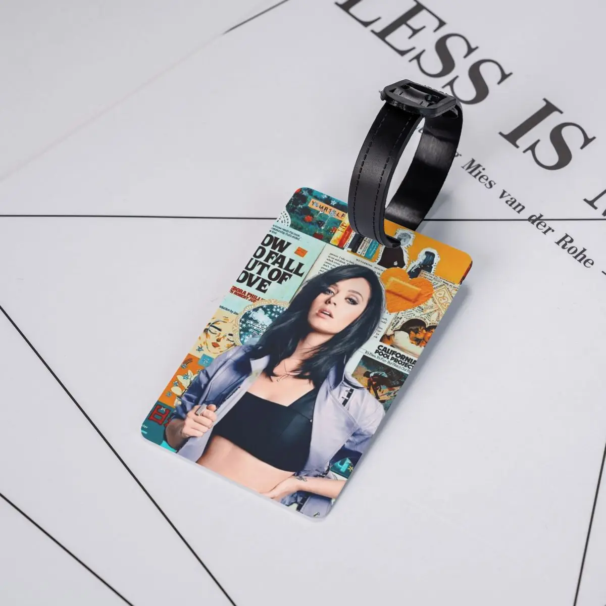 

Katys Perrys The Lifetimes Tour 2025 Y2K Luggage Tags Suitcase Accessories Travel Baggage Boarding Tag Label Holder ID Name