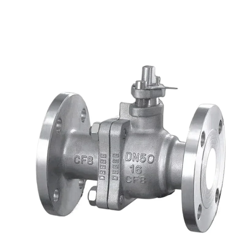For 316L Chemical Heavy Duty Manual High Pressure Ball Valve Steam High Temperature 304 Stainless Steel Flanged Ball Valve