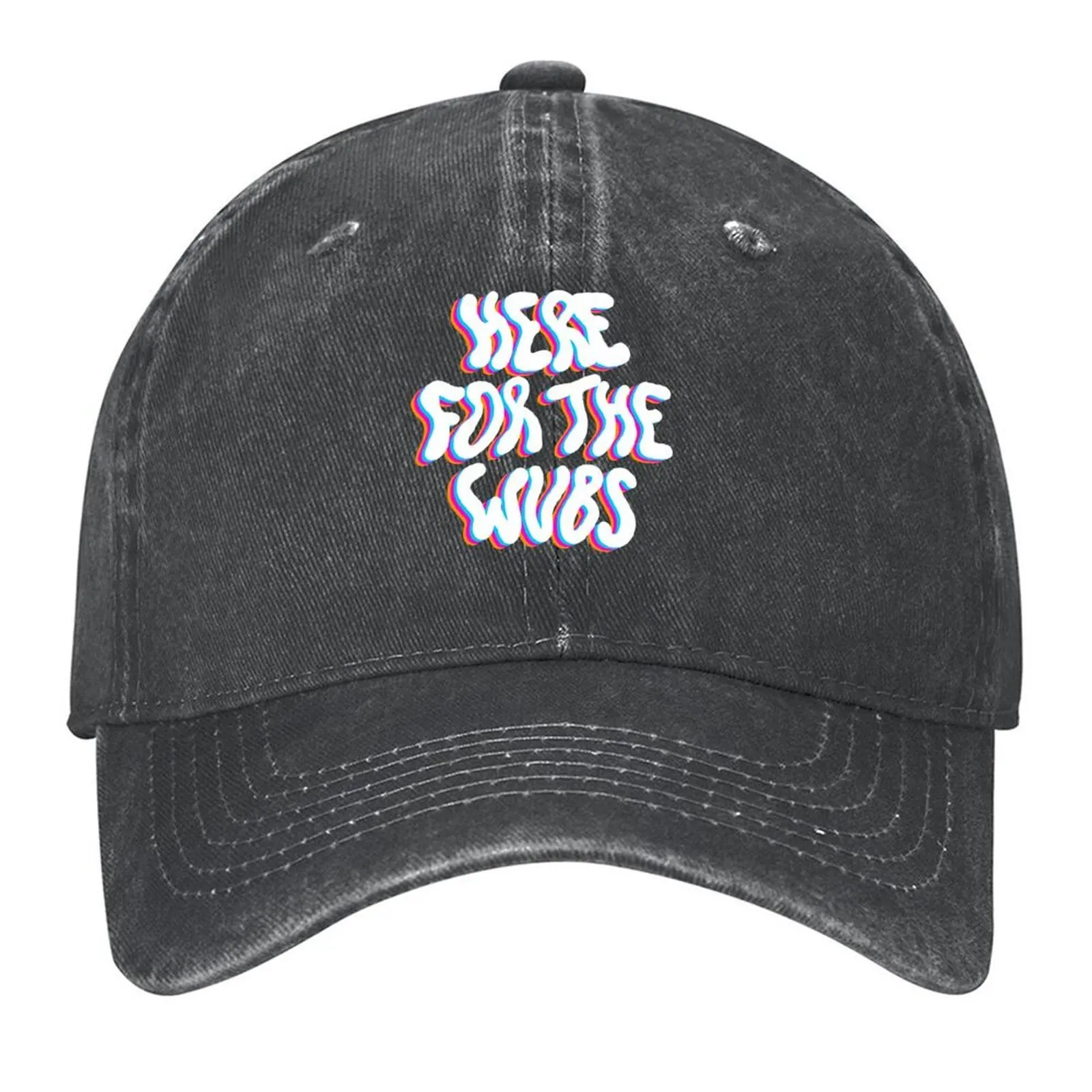 

Here For the Wubs - EDM, House, Dubstep, Rave Quote Baseball Cap |-F-| hats for men Unique hats Brand Man cap Women Hats Men's