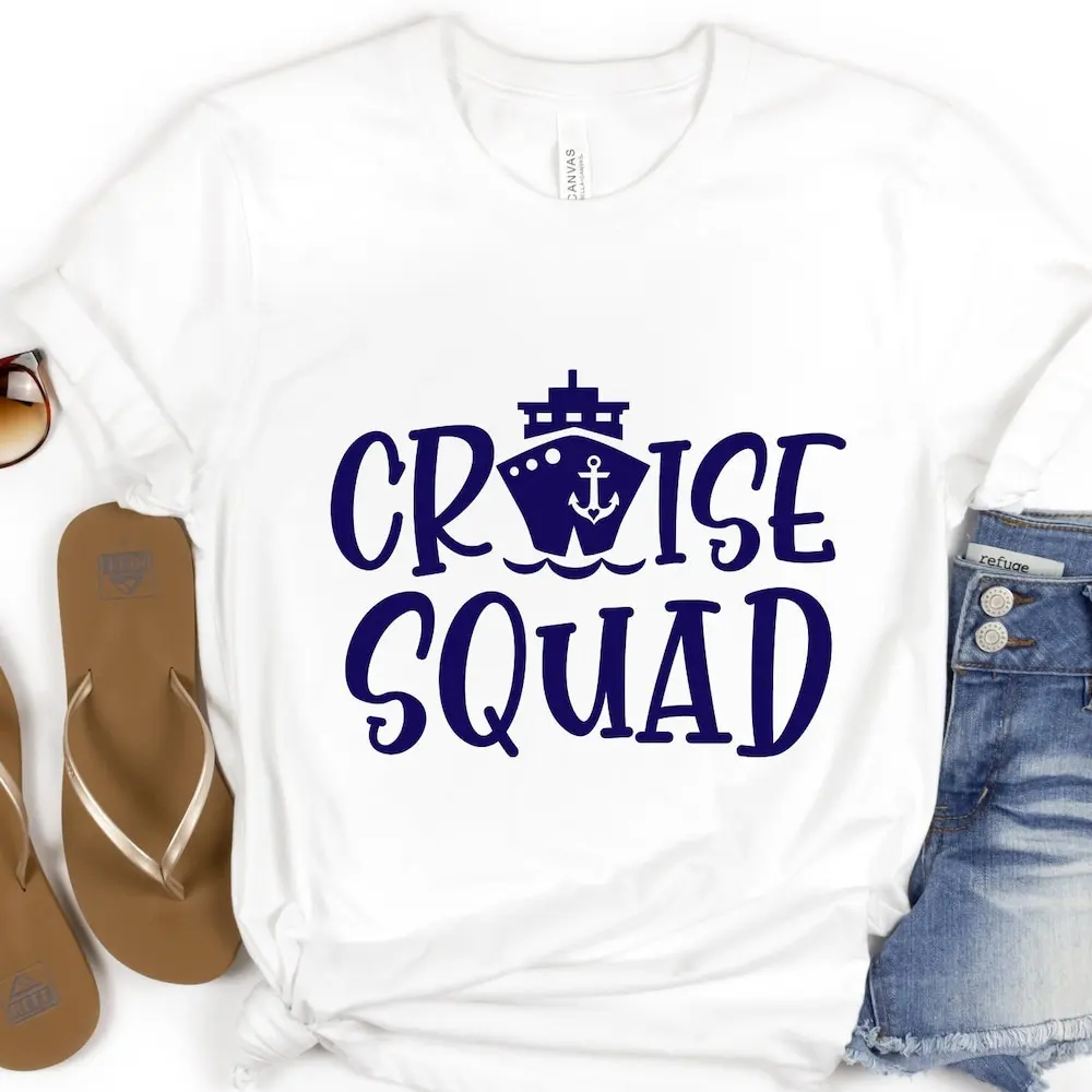 Cruise Squad T Shirt Family Matching Vacation Trip Sweat