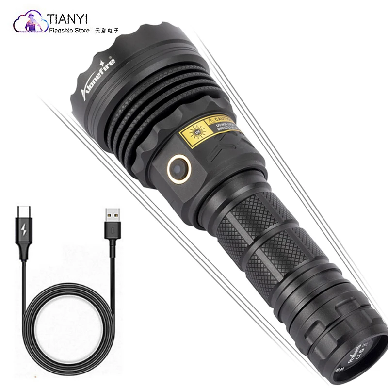 30W UV90MIL 365 LED UV ultraviolet high-power ultraviolet flashlight fluorescent detection and money detection lamp