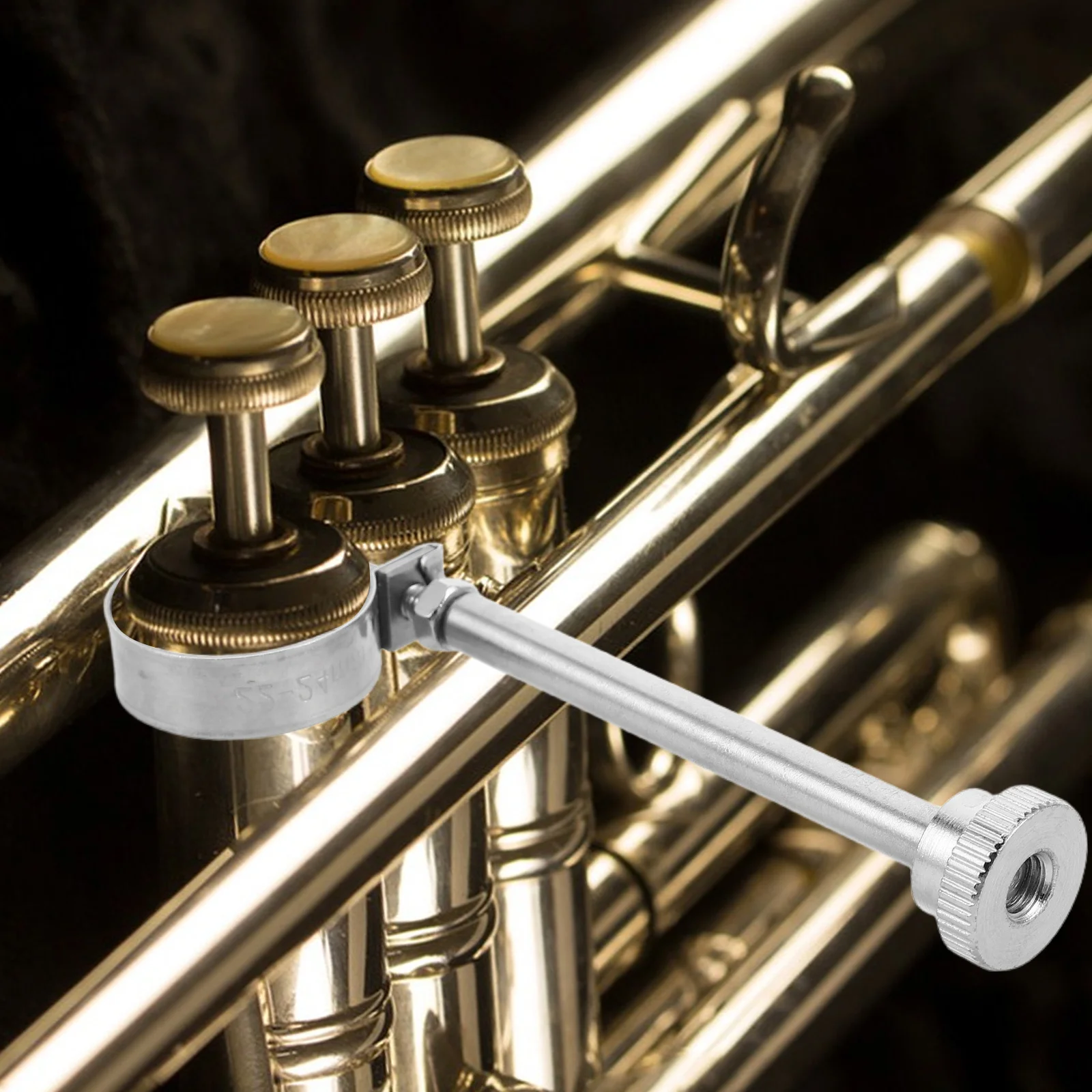 

Brass Instrument Repair Wrench Trumpet Cap Removal Tool French Horn Bottom Cap Disassembly Valve Casing Maintenance Orchestra