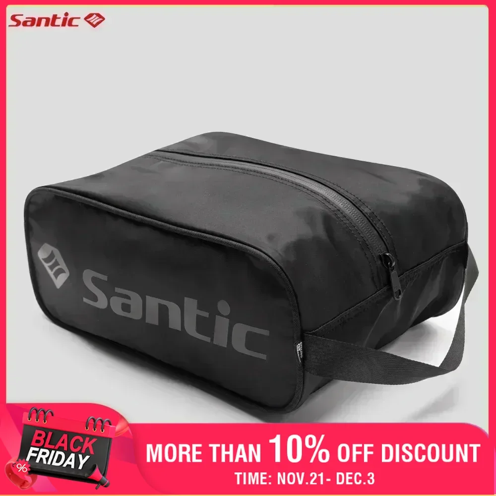 Santic Cycling Shoes Storage Bag Portable Outdoor Hiking Running Gym Sports Basketball Football Dance Sneakers Storage Bag