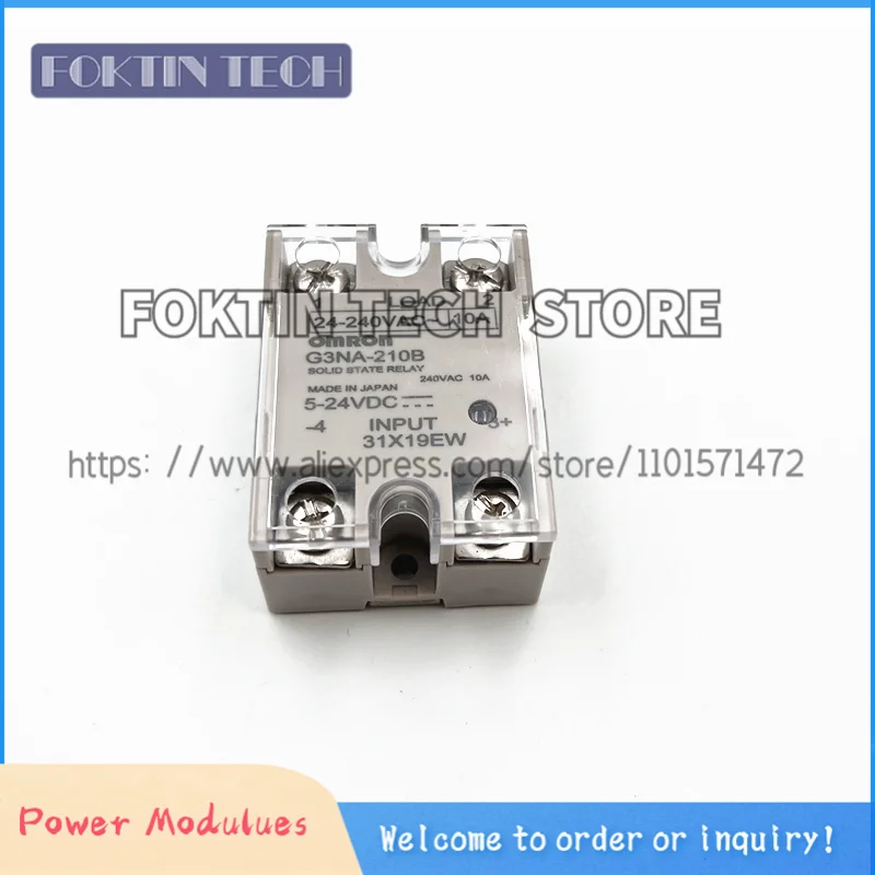 G3NA-210B DC5-24V SSR RELAY SPST-NO LOAD 24-240VAC 10A 5-24VDC INPUT G3NA210B