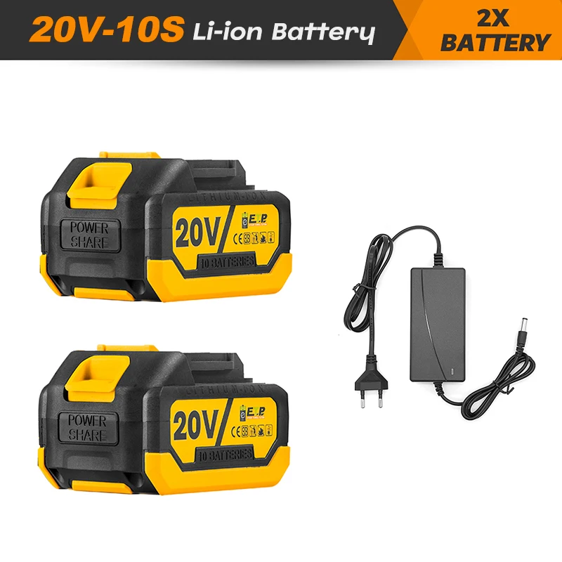 20V Rechargeable Replacement Lithium Ion Large Battery Upgraded High Capacity For Makita 18V Cordless Power Tool Battery