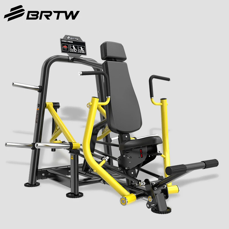 

Plate Loaded Chest Press Machine Commercial Sports Fitness Gym Equipment Weight Incline Seated Chest Press Machine