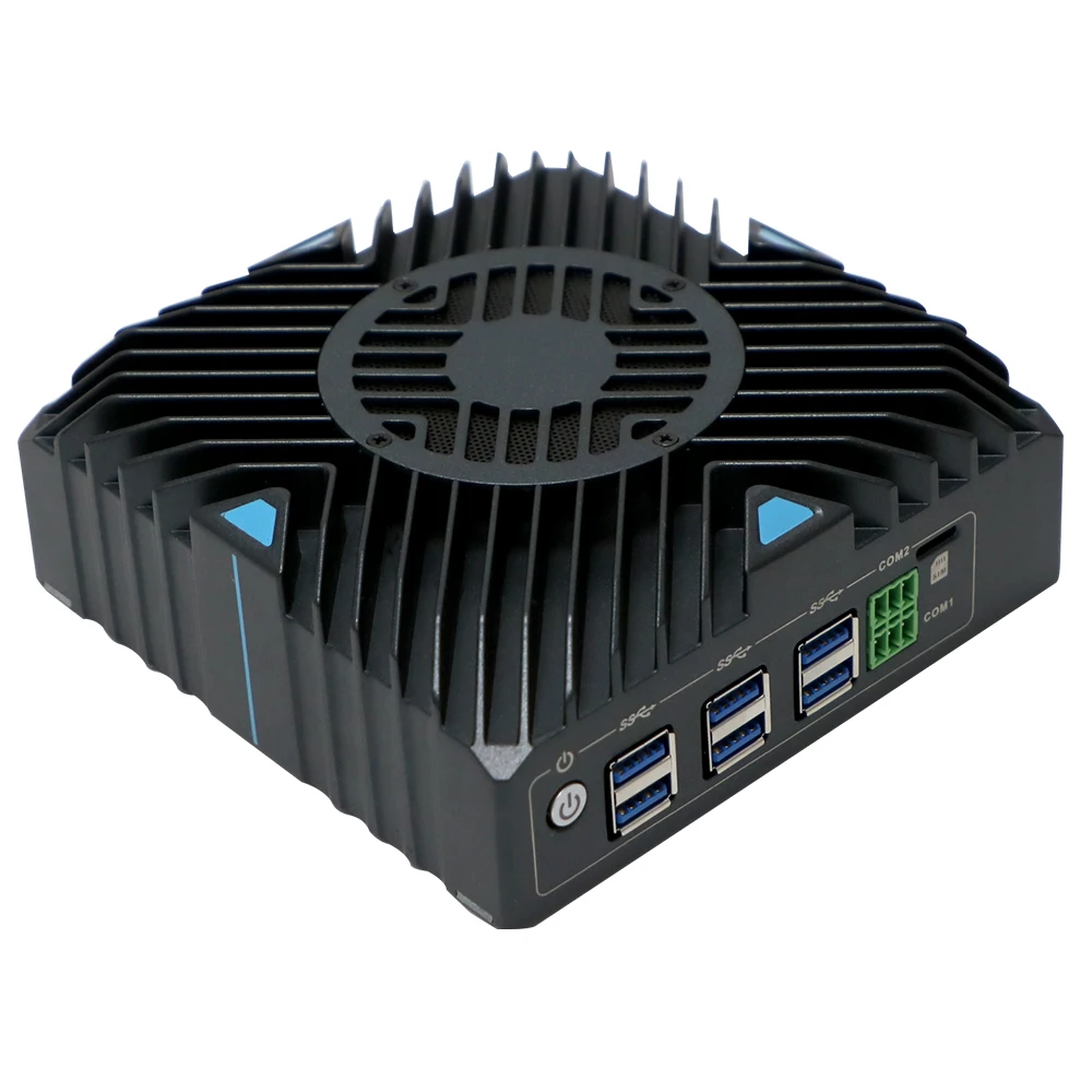 Partaker Fanless Mini PC 4 LAN Intel Core I3 10110U I5 8260U TPM2.0 Firewall Router PFsense Industriële PC Computer Server