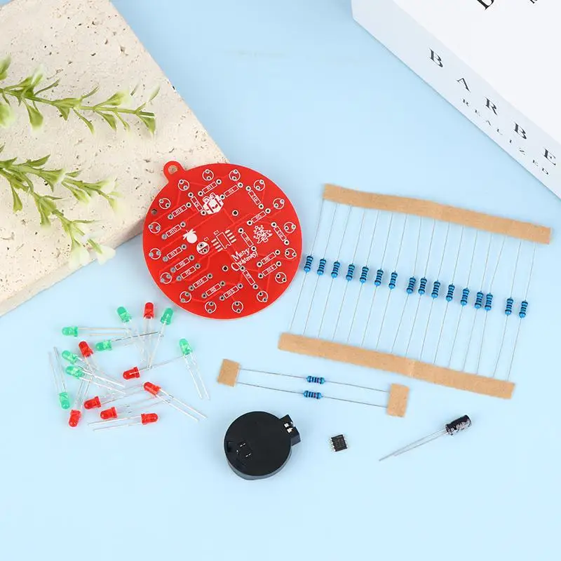 

NE555 Timer Module With Dual-Color Flashing LEDs – DIY Soldering For Kit Arduino-Compatible Systems - Soldering Practice Assembl