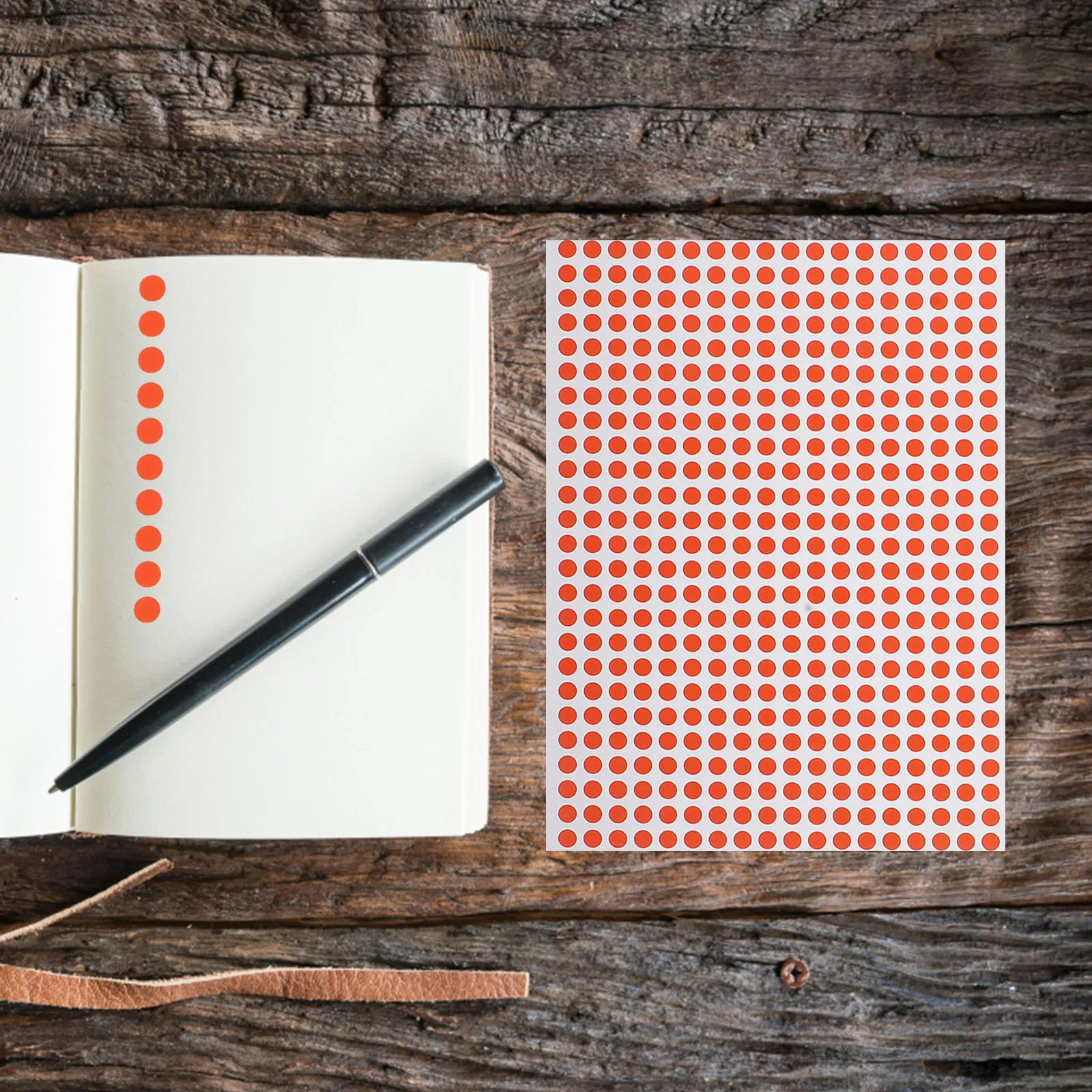 

15 листов цветных точечных наклеек, самоклеящиеся круглые этикетки для кодирования, сортировки, классификации маркировки, сделай сам, маленькая клейкая папка в горошек