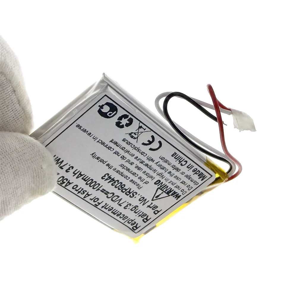 Genuine SRP603443 Battery Gaming Headset Battery For Logitech Astro A50 A20 Headset 533-000191 533-000169 Batteries+ tools