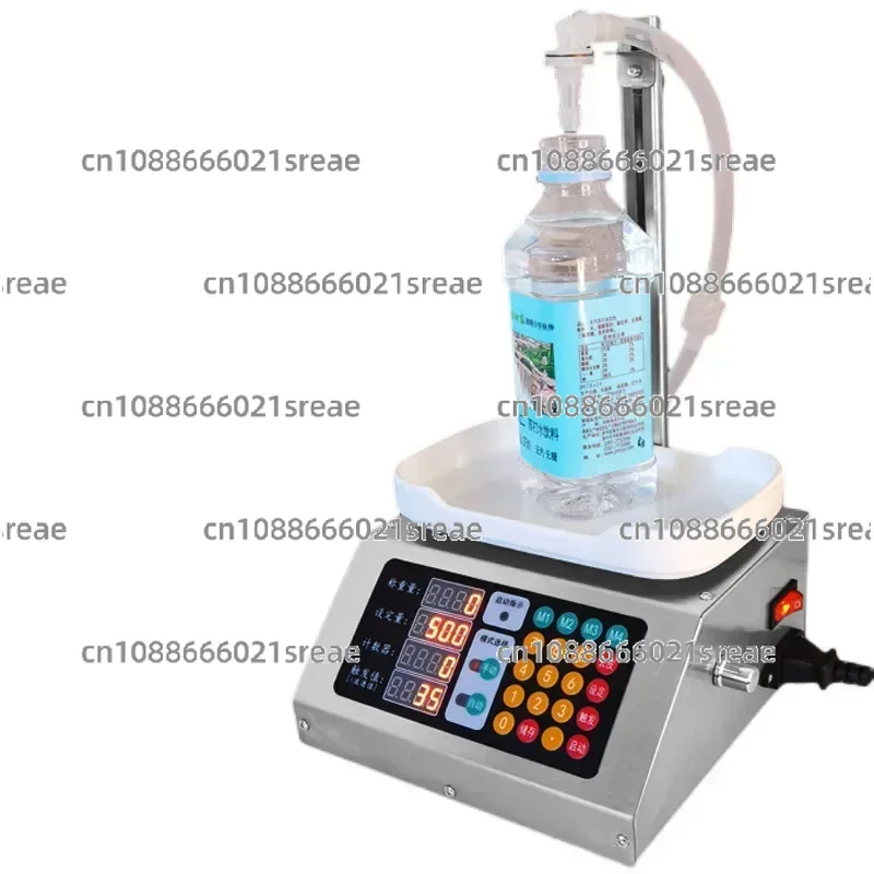 

Portable 220v 5-1000ml (5g-1000g) AC110V- 220V Automatic Weighing Quantitative Filling Machine Liquor Vinegar Disinfectant Liqui