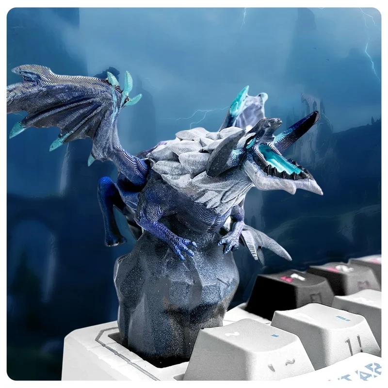 

Колпачки для клавиш Hero Game Ancient Dragon, подвижная механическая клавиатура, съемные колпачки для периферийных устройств Lol для игровых аксессуаров