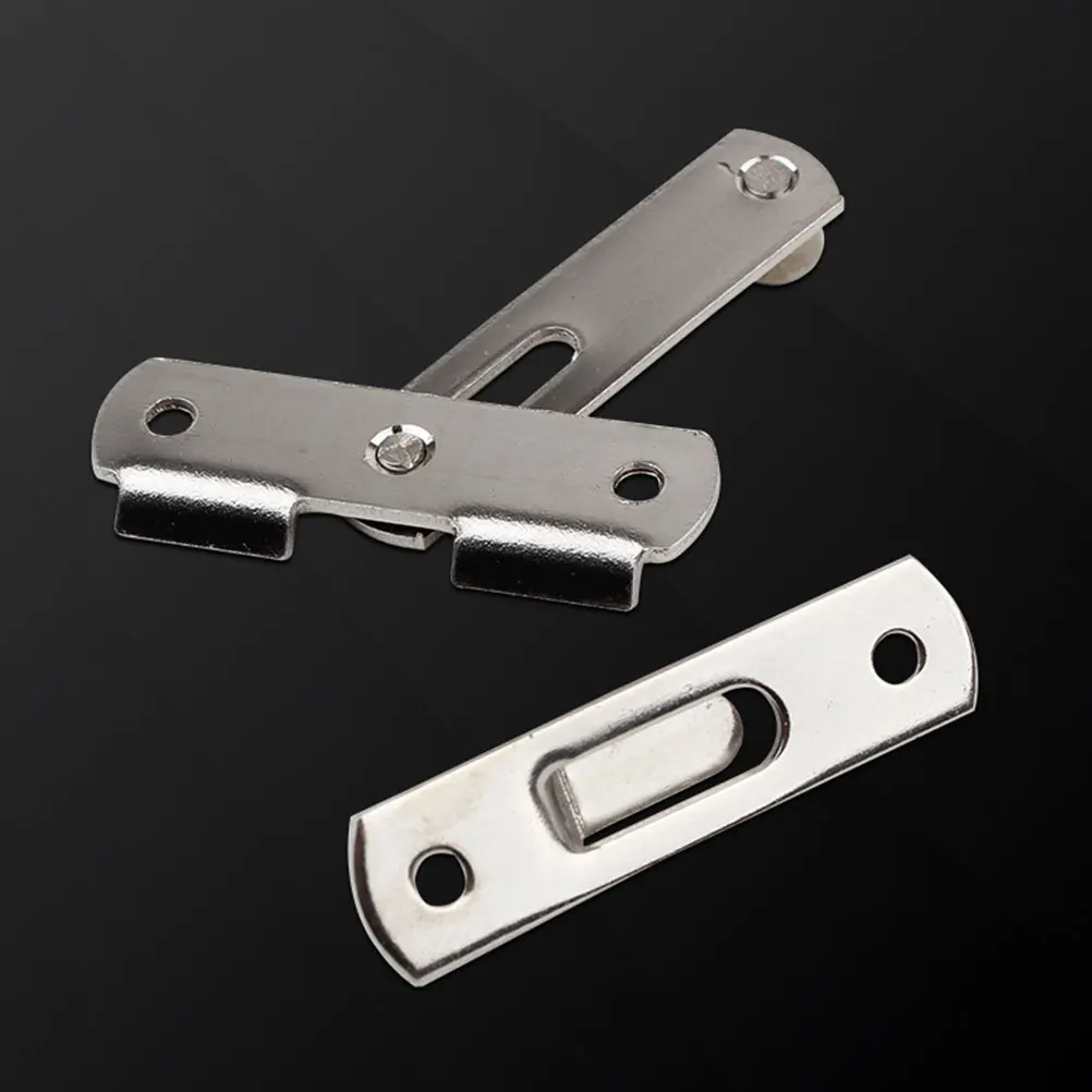 

3pcs Small Stainless Steel Wearproof Durable Metal Home Safety Door Safety Lock Bolt Lock Metal Door Latch Hardware
