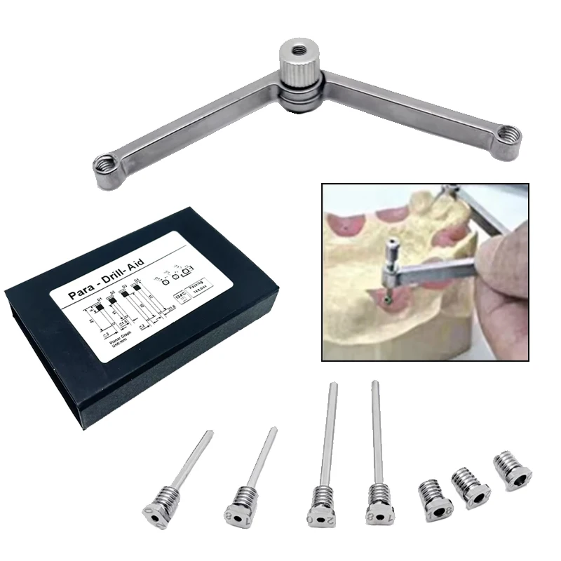 

Dental Implant Drill Guide Tool Parallel Positioning Aid for Precise Implant Placement Oral Surgery Dentist Instruments
