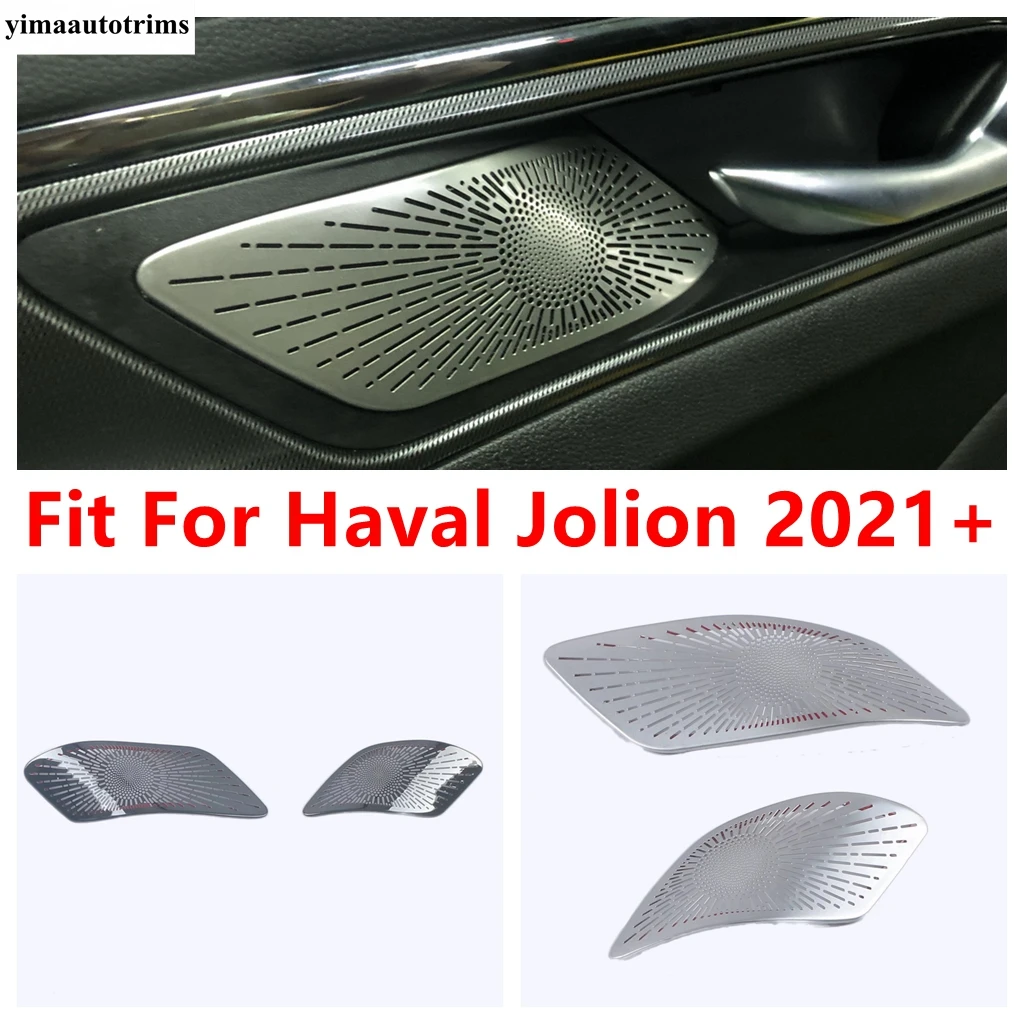 

Car Inner Door Handle Armrest Stereo Audio Speaker Sound Frame Cover Trim Fit For Haval Jolion 2021 - 2024 Interior Accessories