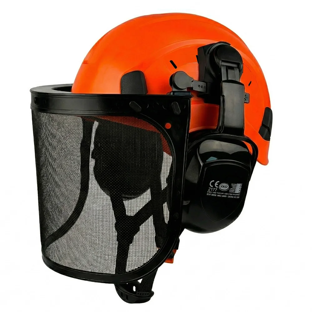 ce-ansi-forestry-safety-helmet-mesh-face-shield-earmuffs-combo-3-in-1-chainsaw-logging-hard-hat-ppe-brushcutter-working-cap