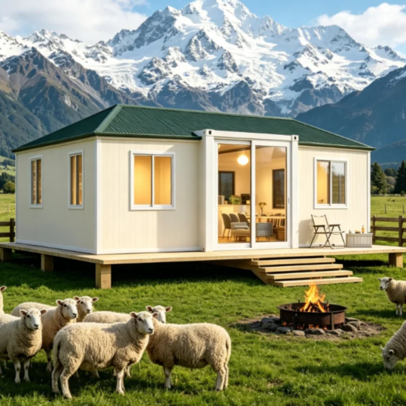 Factory Direct 20/40 Ft Fully Furnished Tiny House Expandable Prefabricated Container House 3 Bedroom Contemporary Modular Home