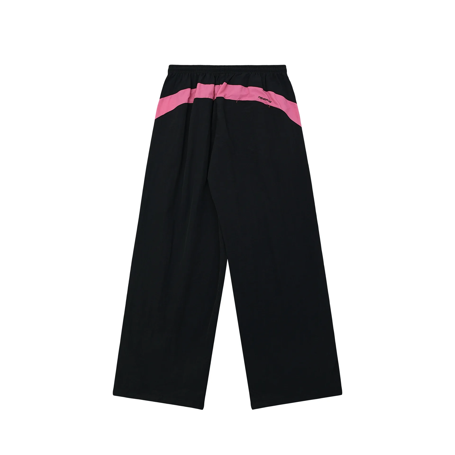 2025 OPEN YY fashion Korean nylon sports pants patchwork color tie speed pants women tide