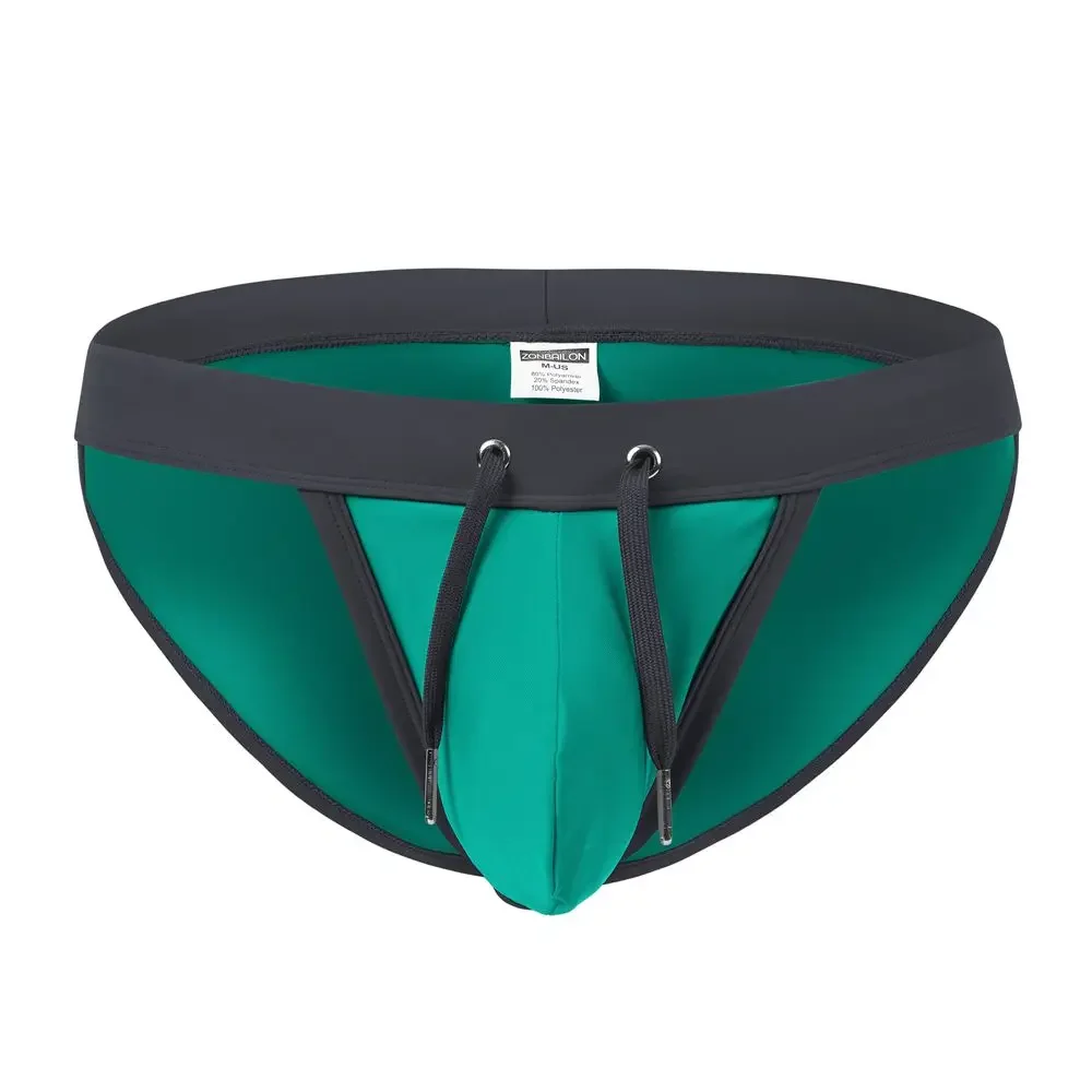 Jinshi Mens Sexy Swimming Briefs Pouch up Swimwear Comfort Fit Swimsuit for Men Swimming Wear