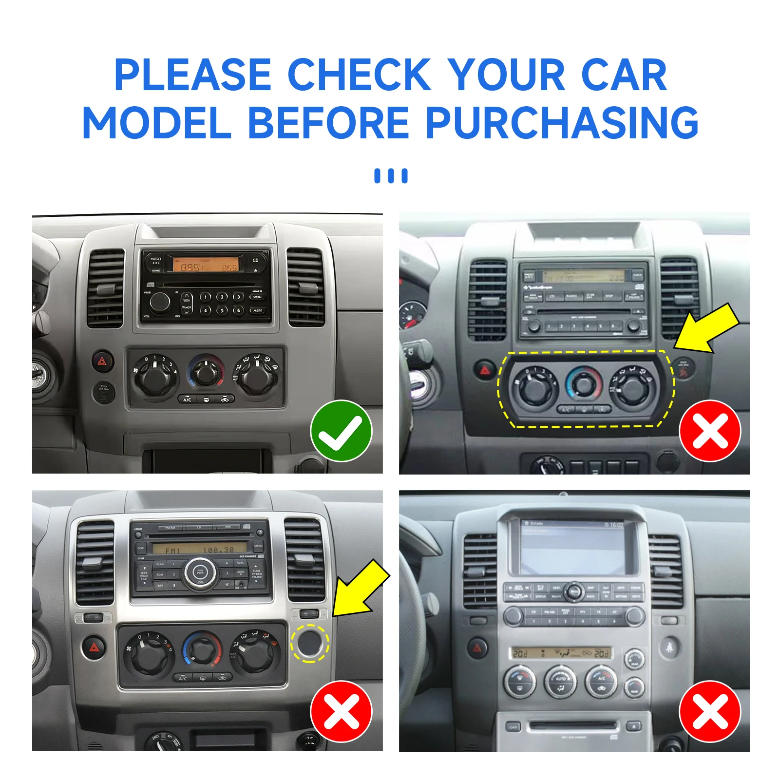 Carbon Fiber Interior Sticker. Car Center Console Air Vents Panel. For Nissan Frontier Xterra. For Suzuki Equator Accessories.