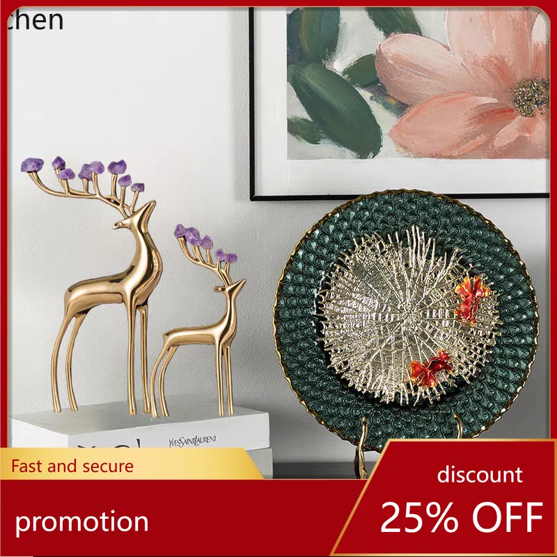 HT like a duck to water ornament decorative plate foyer living room entrance TV cabinet