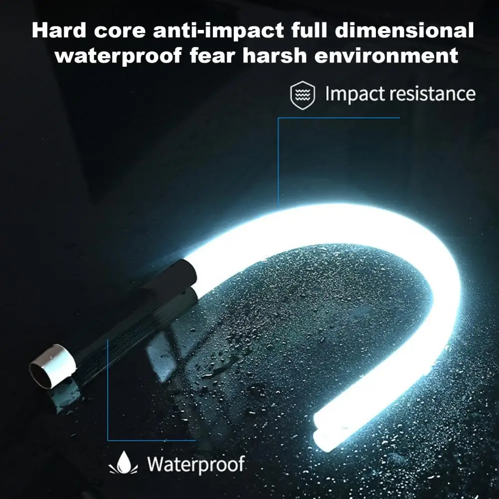 Flexible Led Stick for Mechanics Flexible Led Work Light Stick Rechargeable Flashlight with Hook Adjustable Brightness for Car