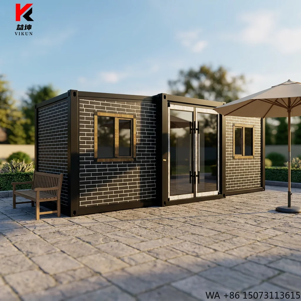 Custom 20ft/30ft/40ft Breathable Modern Container House for Shop Restaurant Office & Multi-Purpose Use Online Technical Support