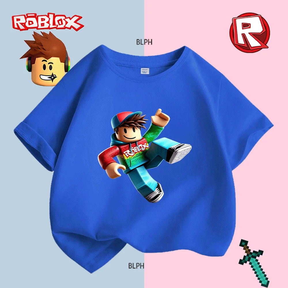 

Stylish Roblox Print Kids T-Shirt Colorful Graphic Hoodie with Cool Design for Boys and Girls Comfortable and Trendy Children's