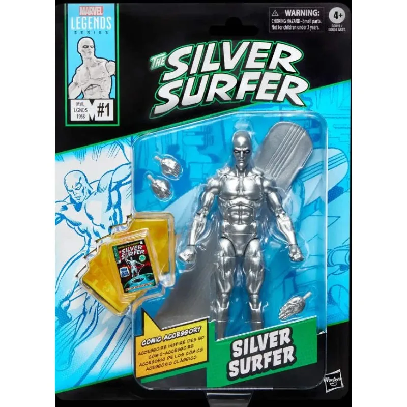 Hasbro Original Marvel Legends Phoenix Silver Surfer Feral figuras de acción de juguete para niños niñas regalo adornos de modelos coleccionables