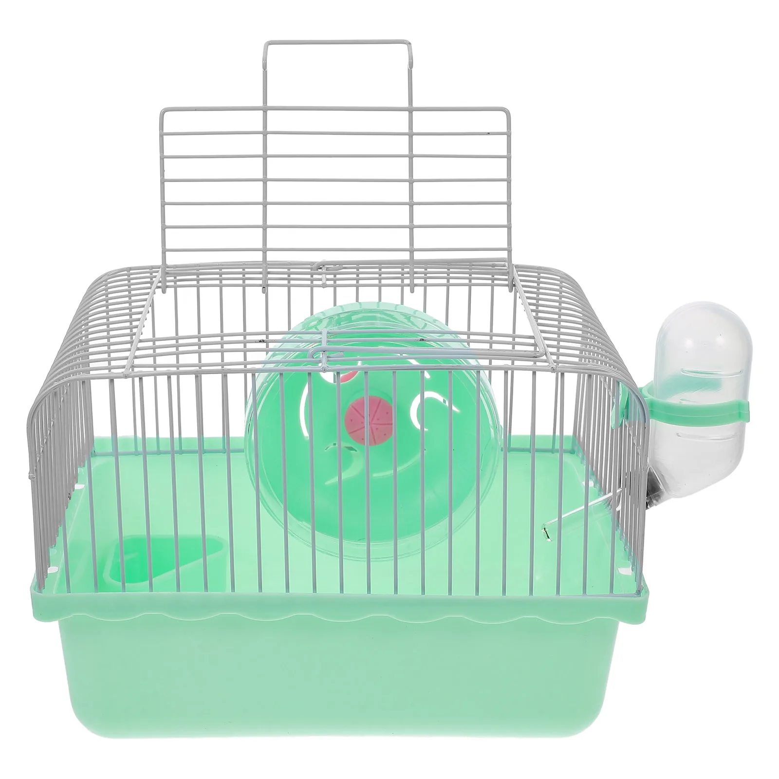 

Hamster Cage Portable Travel Carrier For Small Pets Chinchillas Hamsters Bunny Bird Turtle With Water Bottle Holder