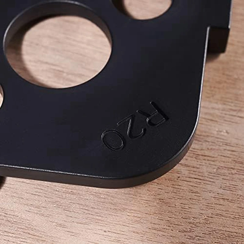 Radius Clamp Router Template Corner Radius Router Template For Woodworking Routing,4Pcs Durable Easy Install Easy To Use