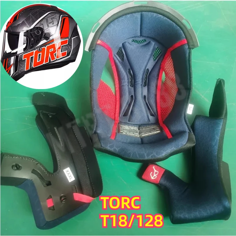 FOR TORC T18/128 Lining Royal Blue Upgraded Version Helmet Replacement Accessories