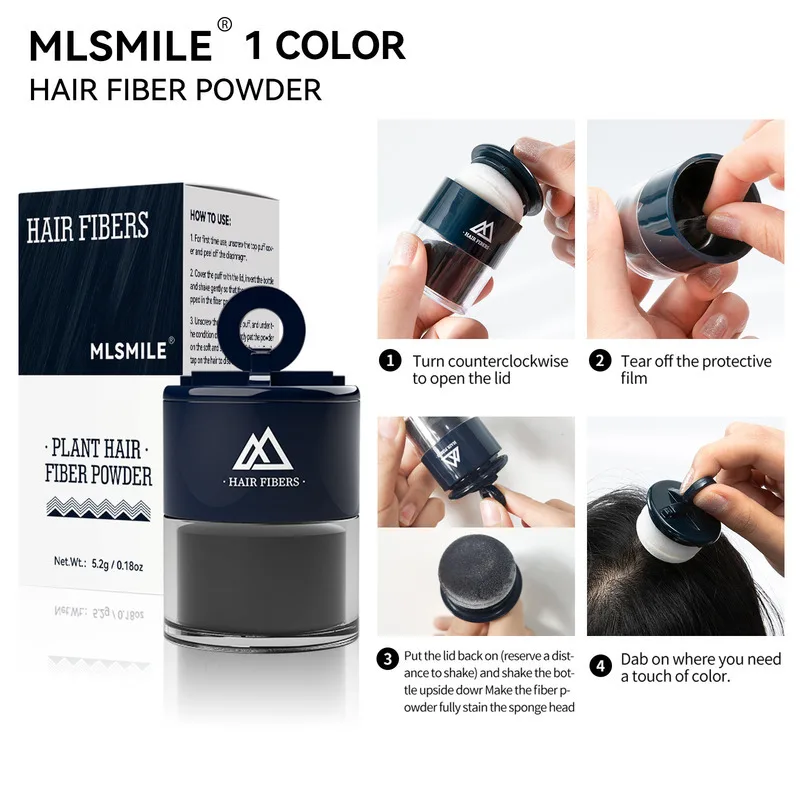 

MLSMILE Replenishment Covering Thickening Hair Fiber Powder 2025 New