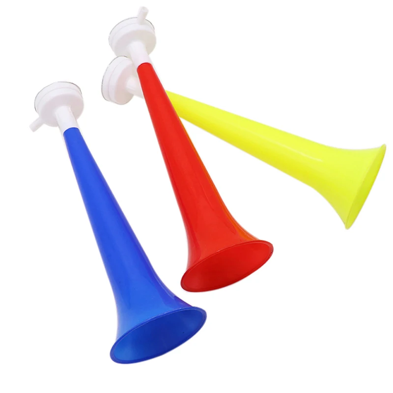 8.3cm Cheer Plastic Horn Football Game Fans Cheerleading Props Vuvuzela Kid Trumpet Football Cheer Horns