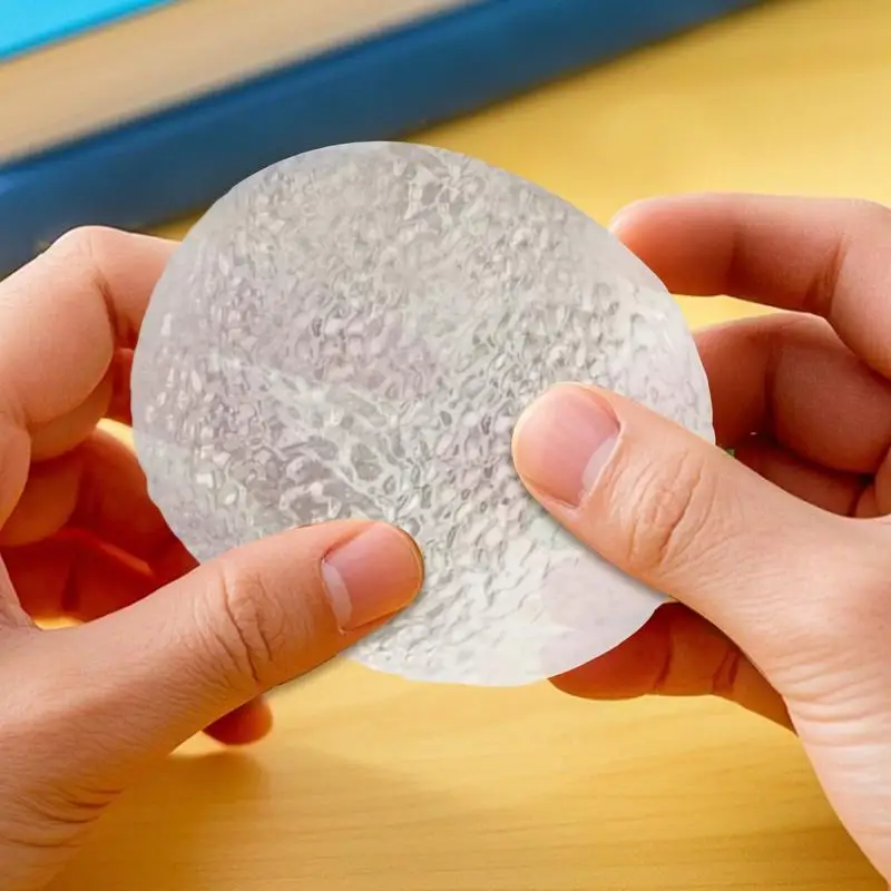 Adult Stress Balls Sensory Fidget Crystal Ball Transparent Sensory Desktop Decoration For Kids Adults Daily Use Desk Work Travel