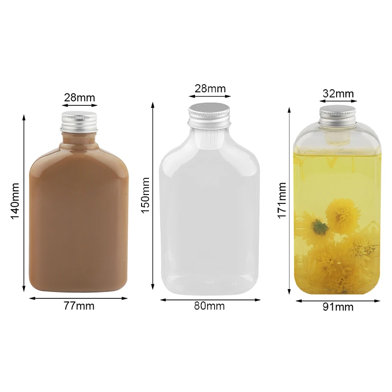 Disposable Cold Brew Tea bottle With Filter for Milk Tea Portable Drinking Cup Home Transparent Juicing Beverage Drink Bottle