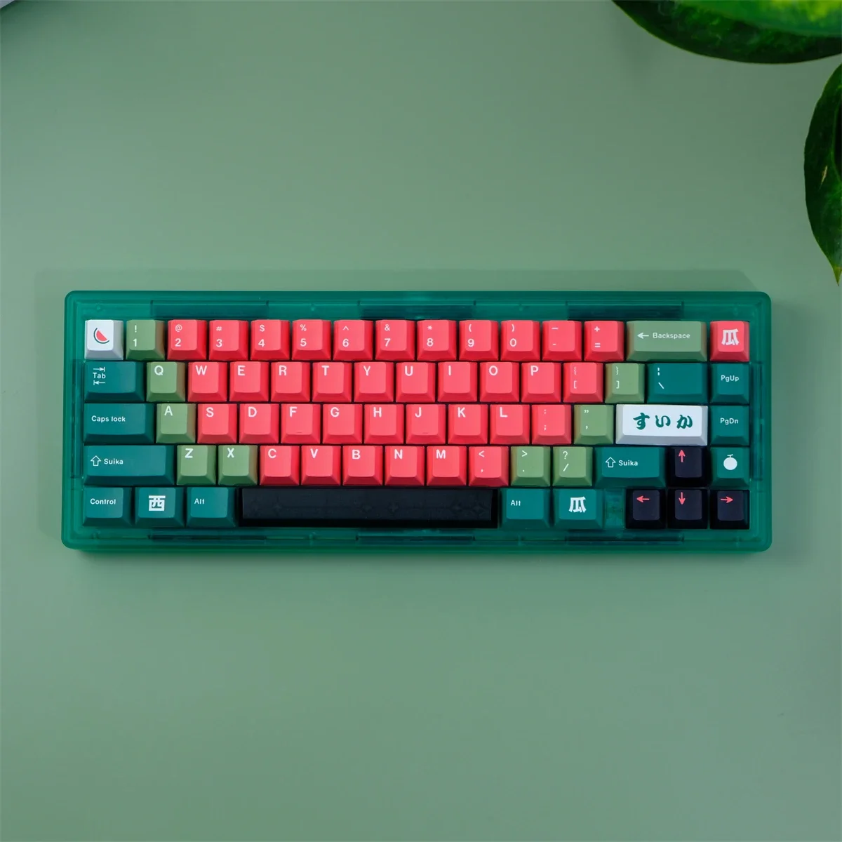 129Key GMK Watermelon Keycaps Cherry Profile Keycap PBT Dye Sublimation Keycap For MX Switch Mechanical Keyboard Cherry Key Caps