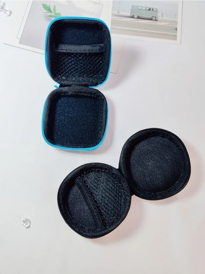 Mini Kopfhörer Schutzhülle Tasche Box Harte EVA Fall Digitale Ladegerät Kopfhörer Lagerung Tasche USB Daten Kabel Organizer Tragetasche – Detail 6