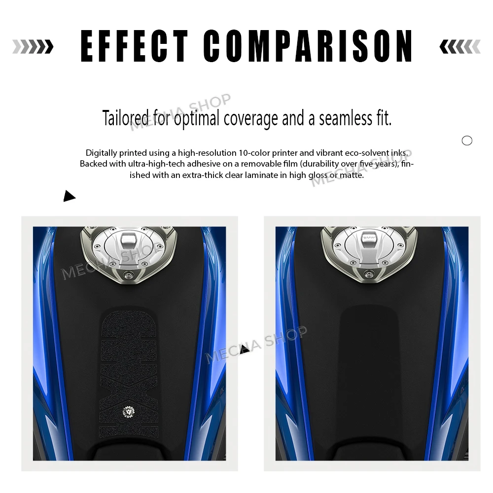 For R1300RS R 1300 RS 2025 - Motorcycle Non-slip Side Fuel Tank Pads Waterproof Pad Rubber Sticker