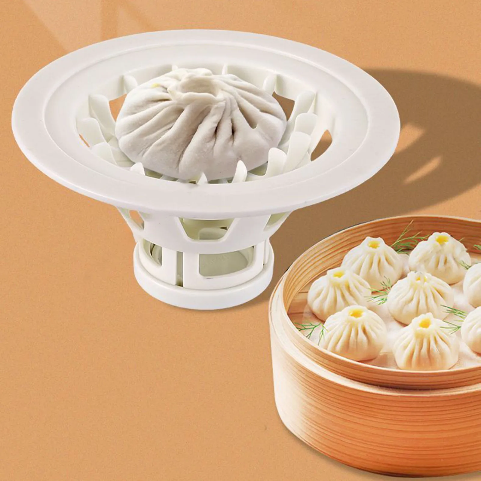 

Flower Shaped Baozi Making Mould Convenient Fast Easy Fall Homemade Dumpling Bao Siu Mai Machine for DIY Kitchen Steamed Mold
