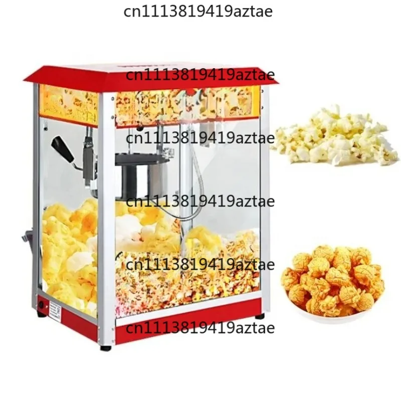 Popcorn Machine With Cart For Movie Theater Snack Bar Commercial Popcorn Machine With Internal Lighting